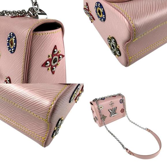 LOUIS VUITTON Pink Leather Shoulder Bag - Picture 4 of 5